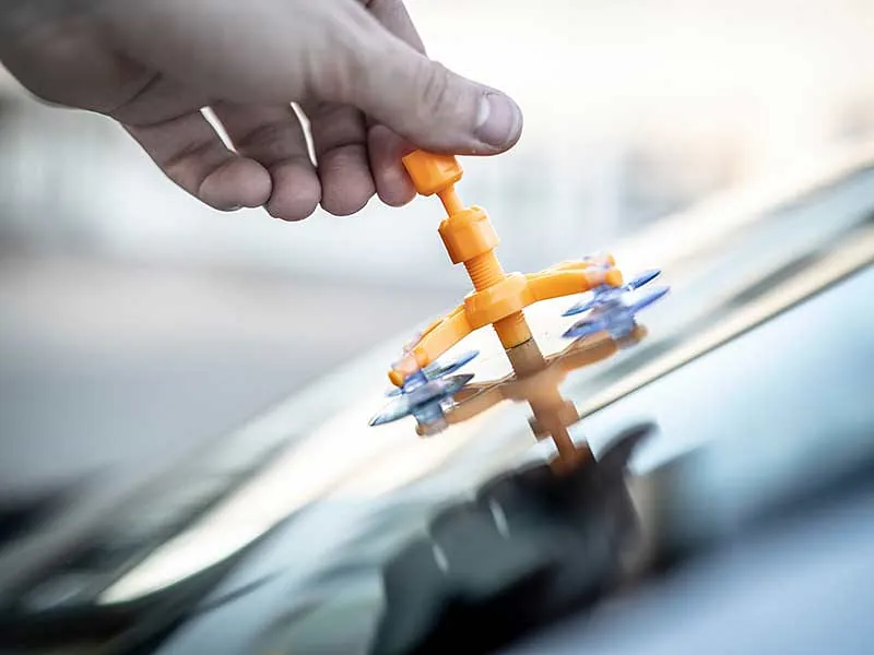 Scheibe reparieren